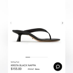 Tony Bianco Size 7 Thong Heel